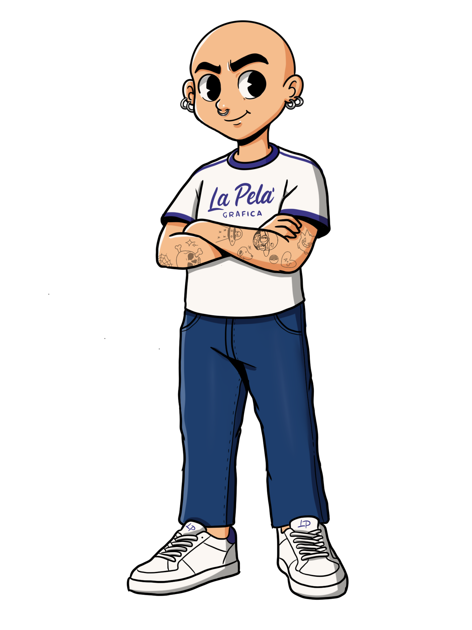 Personaje La Pela' Gráfica